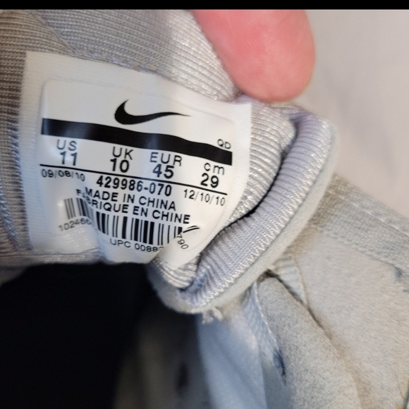 Nike Rival Track/Field Running Spike shoes Men's SZ 11 Silver neon green black - Picture 2 of 11